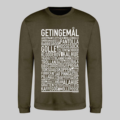 Getingemål Dialekt Text Sweatshirt