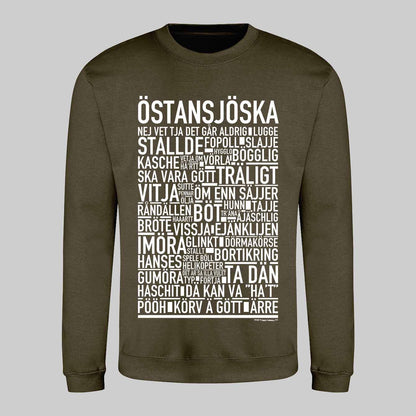 Östansjöska Dialekt Text Sweatshirt