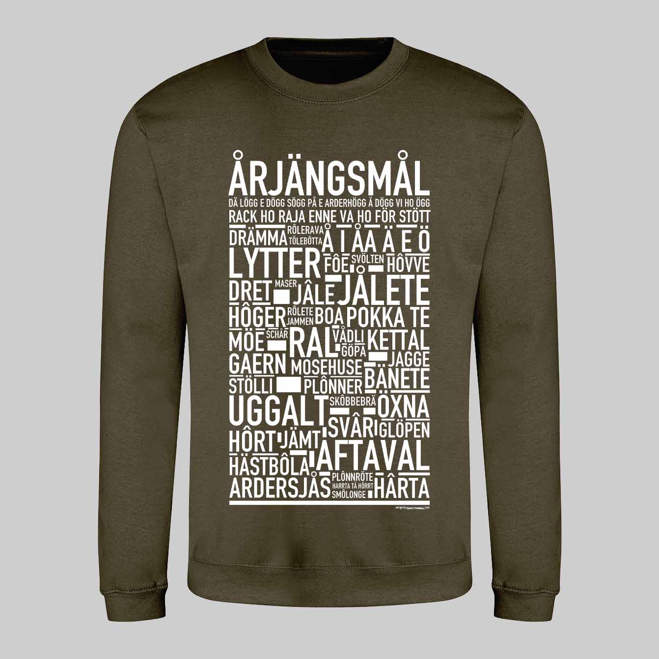Årjängsmål Dialekt Text Sweatshirt