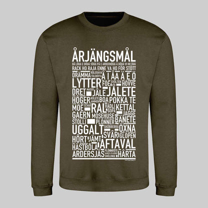 Årjängsmål Dialekt Text Sweatshirt