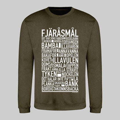 Fjäråsmål Dialekt Text Sweatshirt