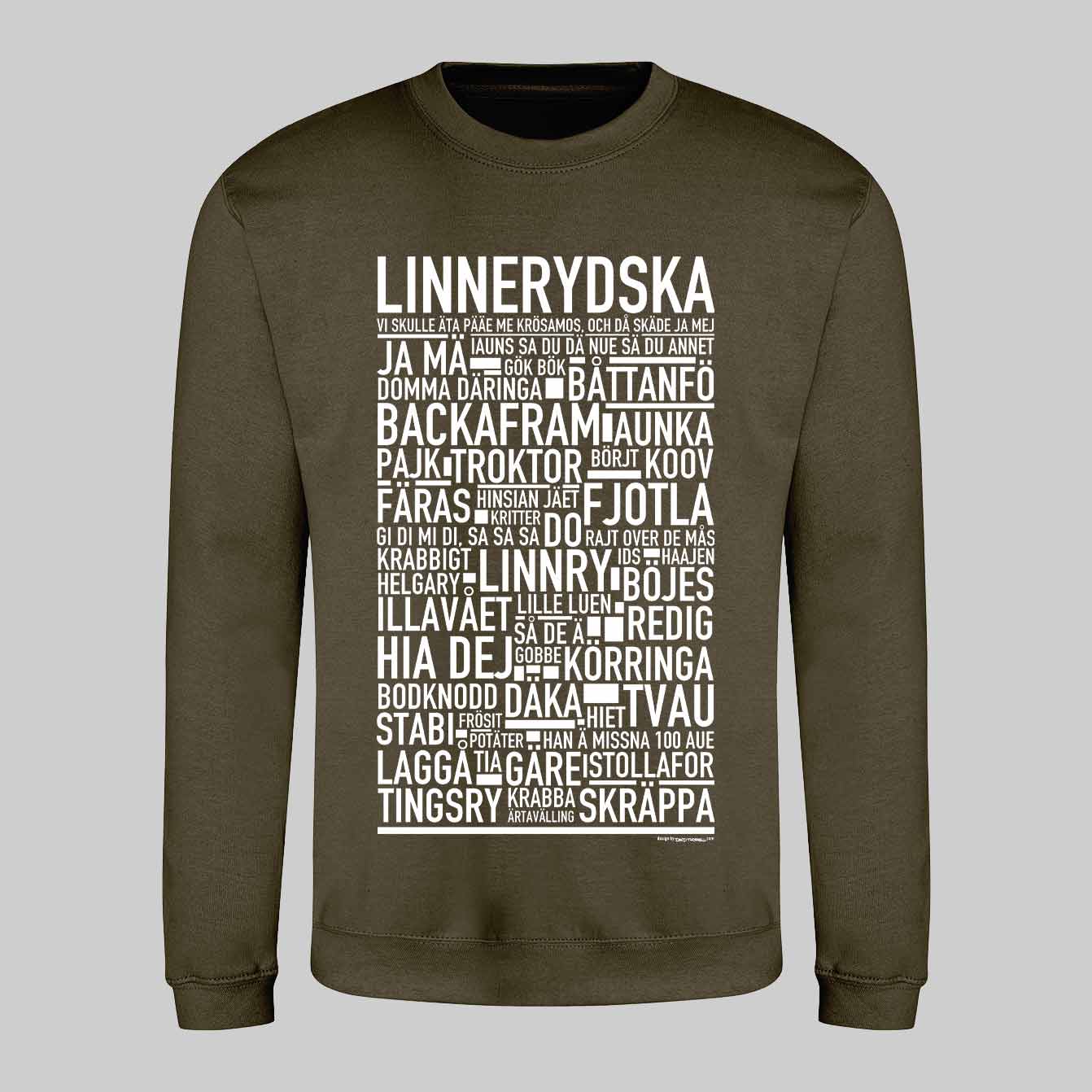 Linnerydska Dialekt Text Sweatshirt