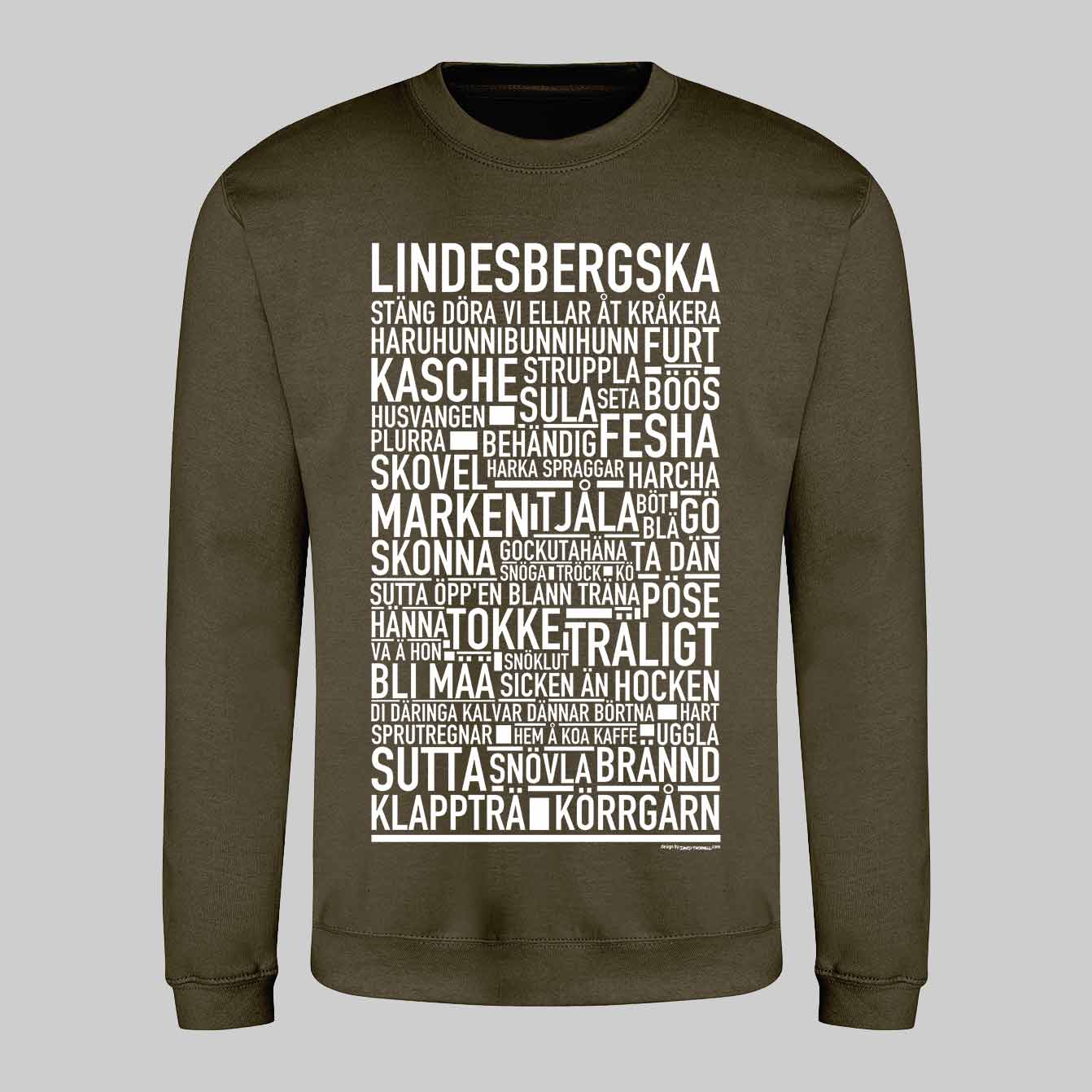 Lindesbergska Dialekt Text Sweatshirt