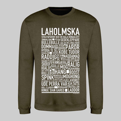 Laholmska Dialekt Text Sweatshirt