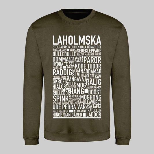 Laholmska Dialekt Text Sweatshirt