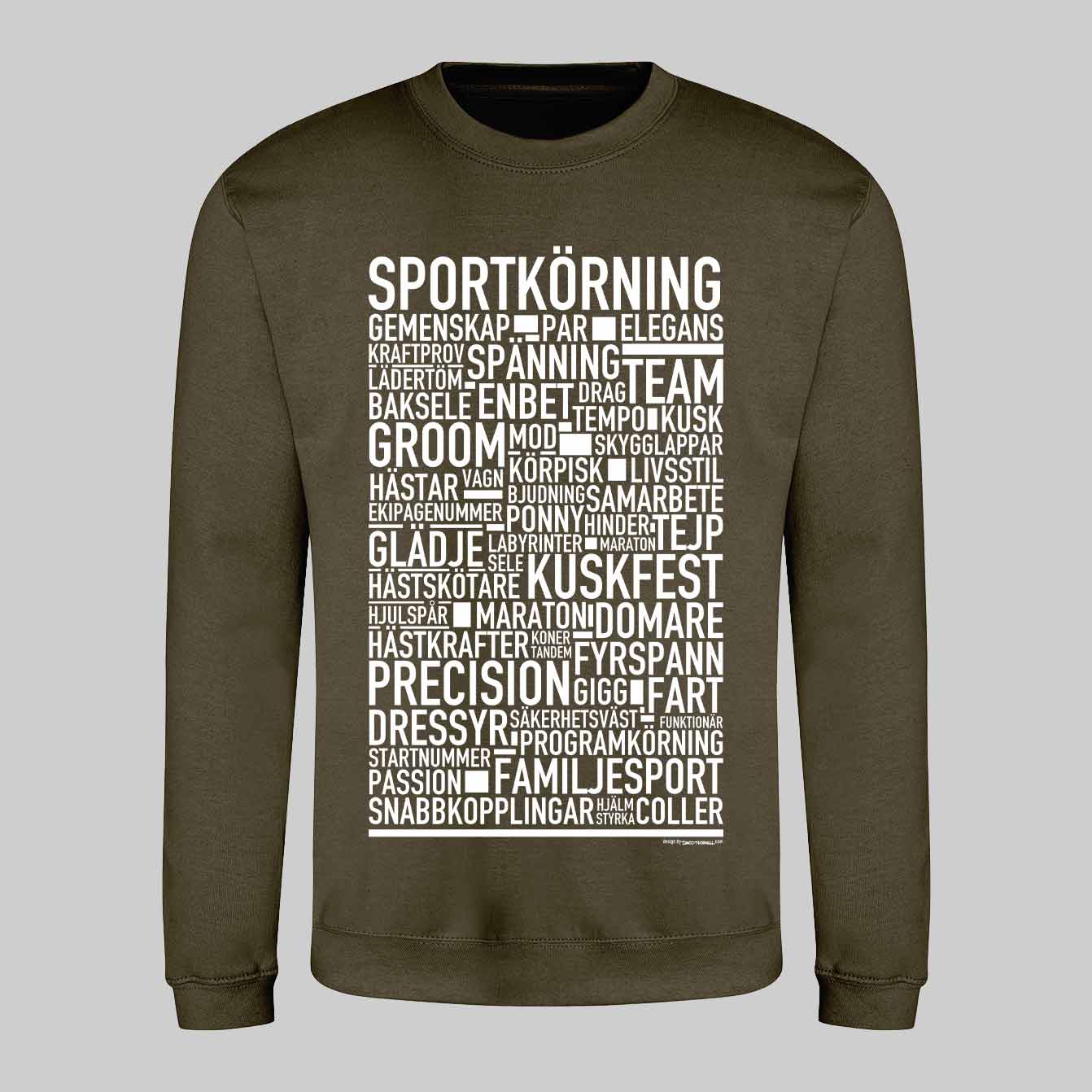 Sportkörning Text Sweatshirt