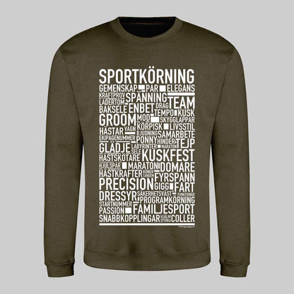 Sportkörning Text Sweatshirt