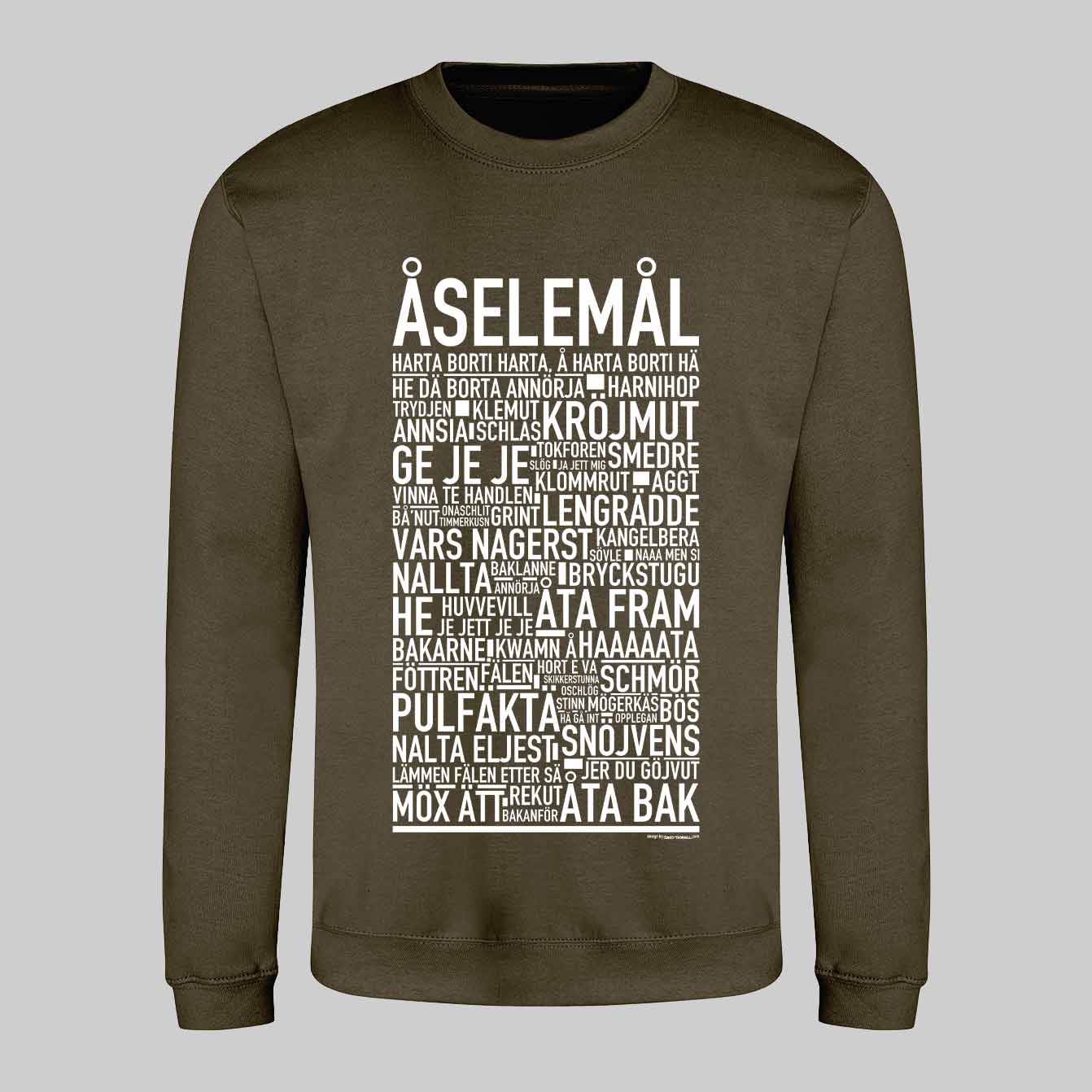 Åselemål Dialekt Text Sweatshirt
