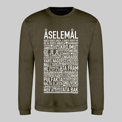 Åselemål Dialekt Text Sweatshirt