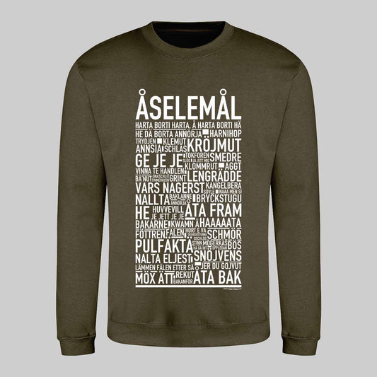 Åselemål Dialekt Text Sweatshirt