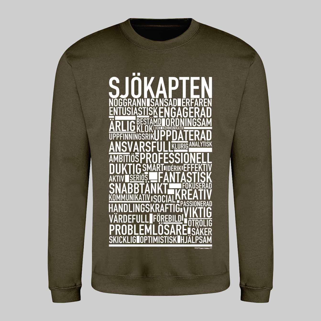 Sjökapten Text Sweatshirt