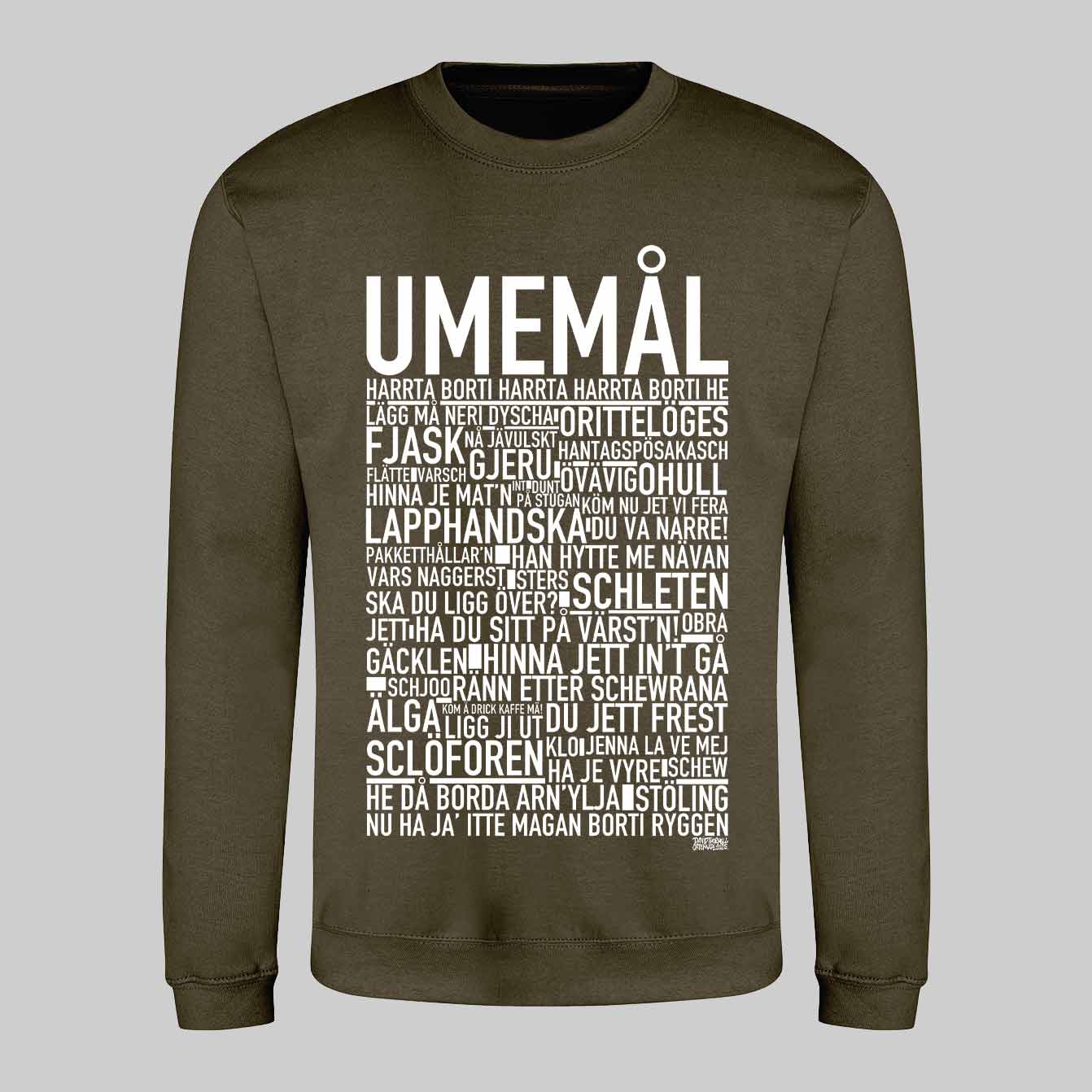 Umemål Dialekt Text Sweatshirt