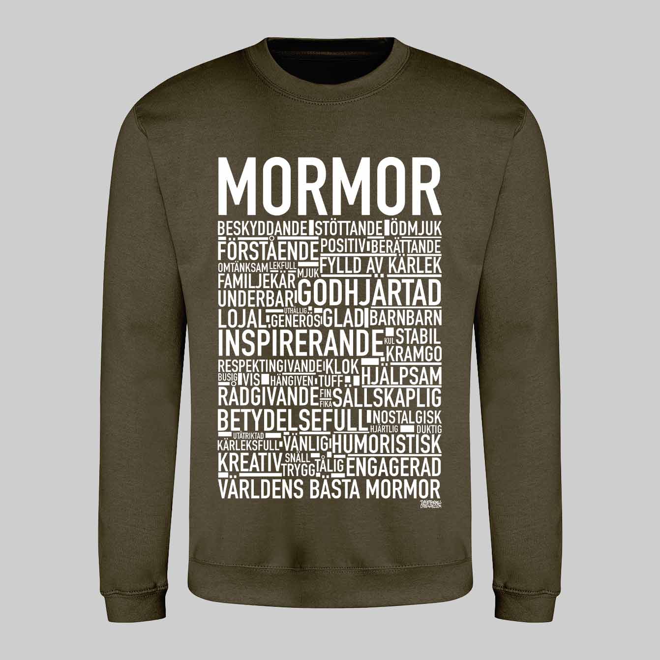Mormor 2024 Text Sweatshirt