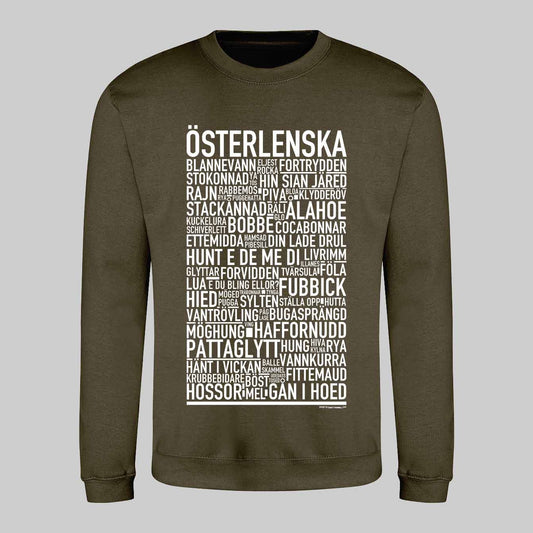 Österlenska Dialekt Text Sweatshirt