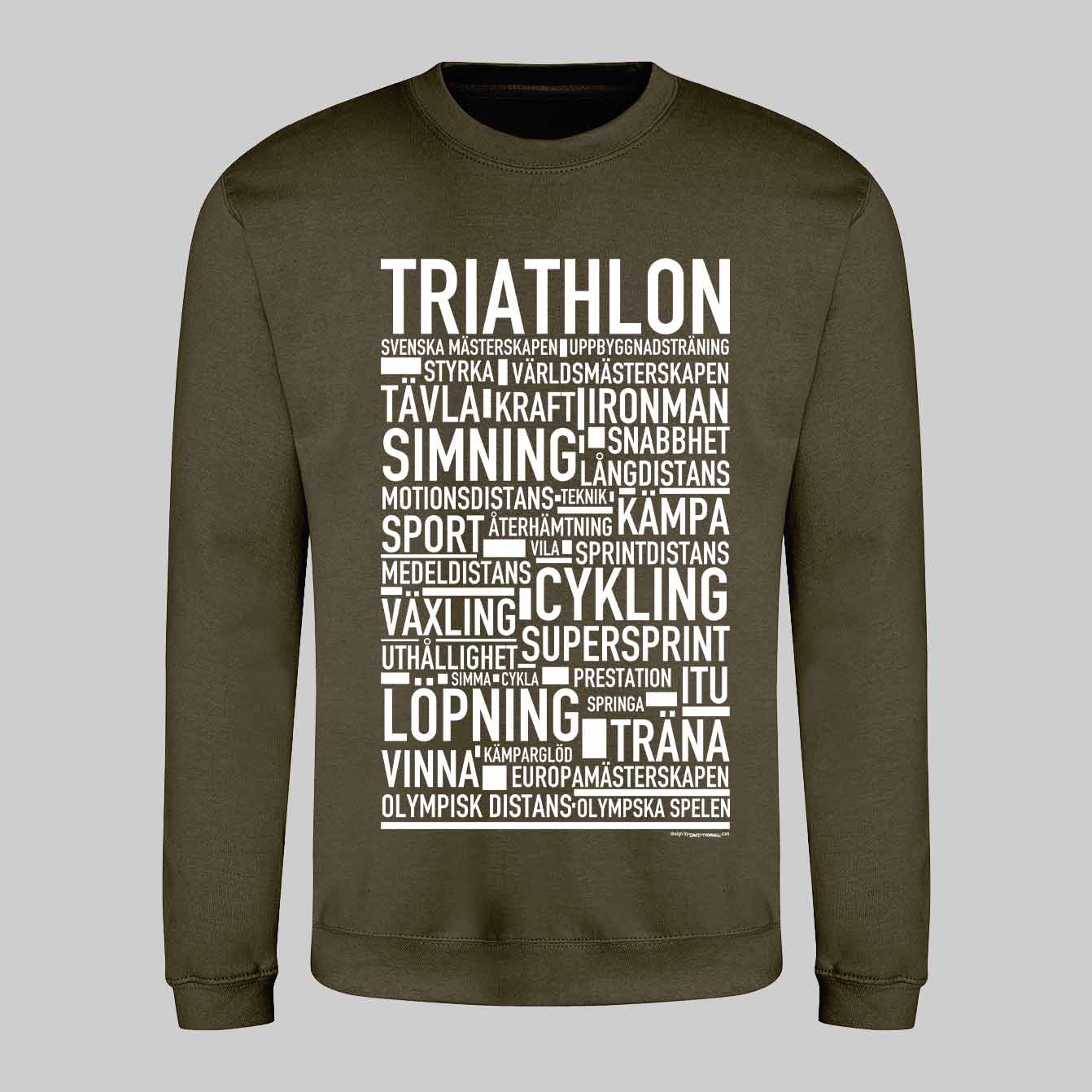 Triathlon Text Sweatshirt