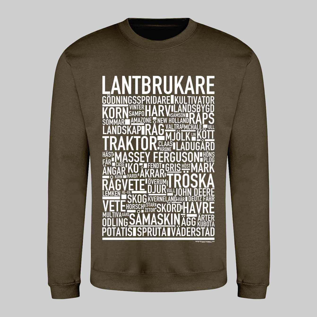 Lantbrukare Text Sweatshirt