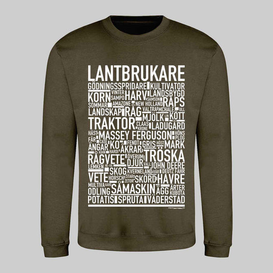 Lantbrukare Text Sweatshirt