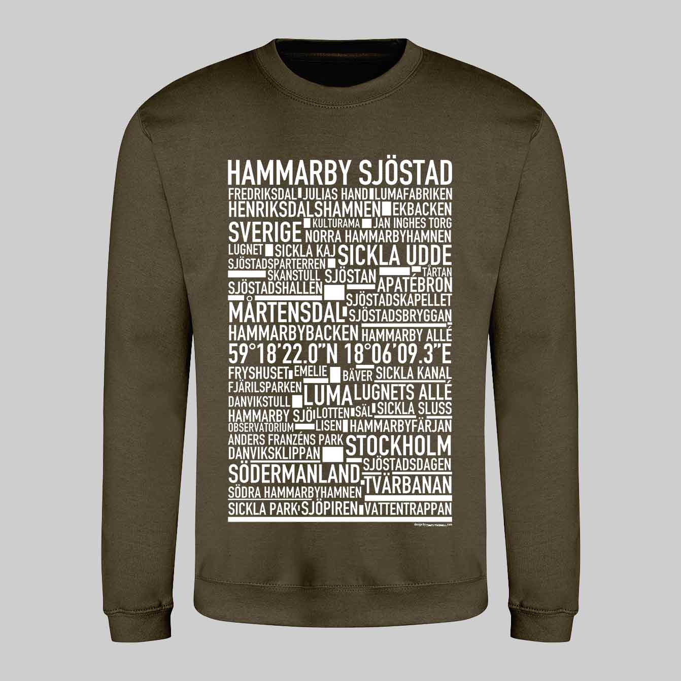 Hammarby Sjöstad Text Sweatshirt
