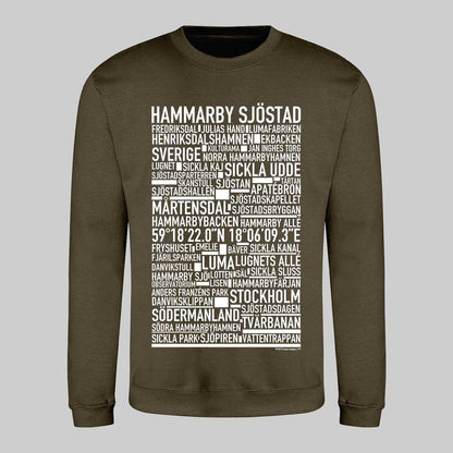 Hammarby Sjöstad Text Sweatshirt