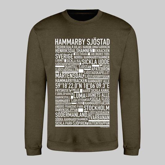 Hammarby Sjöstad Text Sweatshirt