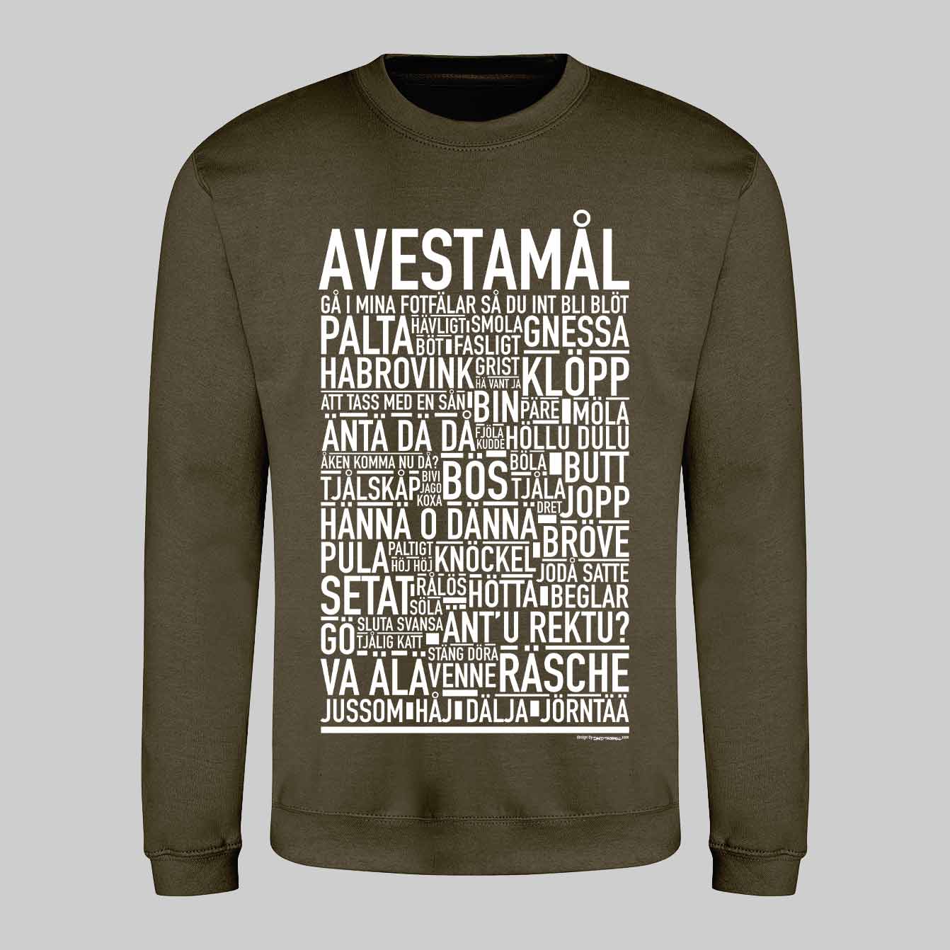 Avestamål Dialekt Text Sweatshirt