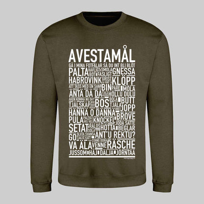 Avestamål Dialekt Text Sweatshirt