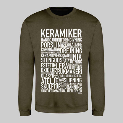 Keramiker Text Sweatshirt