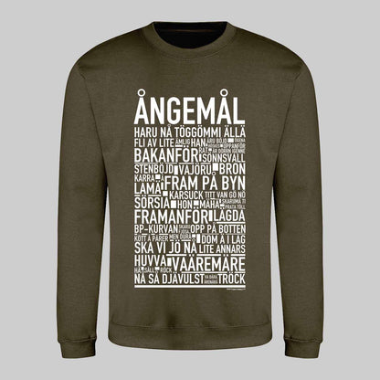 Ångemål Dialekt Text Sweatshirt