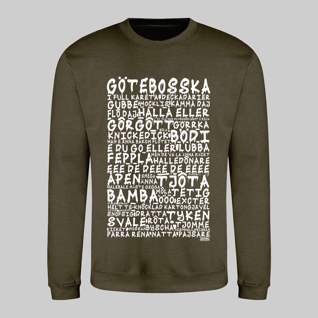 Götebosska Graffiti Dialekt Sweatshirt