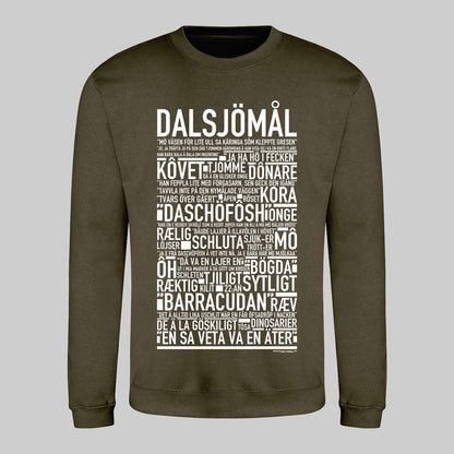 Dalsjömål Dialekt Text Sweatshirt