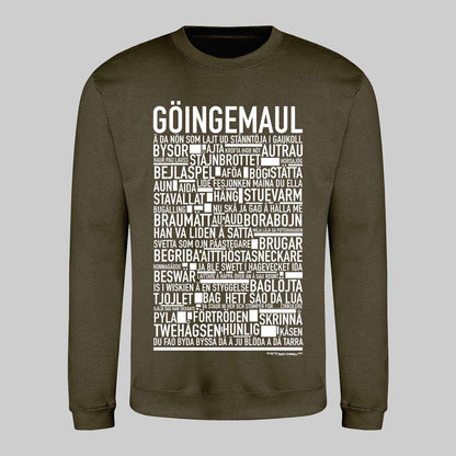Göingemaul Dialekt Text Sweatshirt