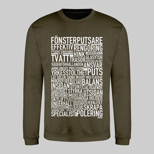 Fönsterputsare Text Sweatshirt