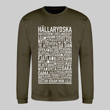 Hällarydska Dialekt Text Sweatshirt