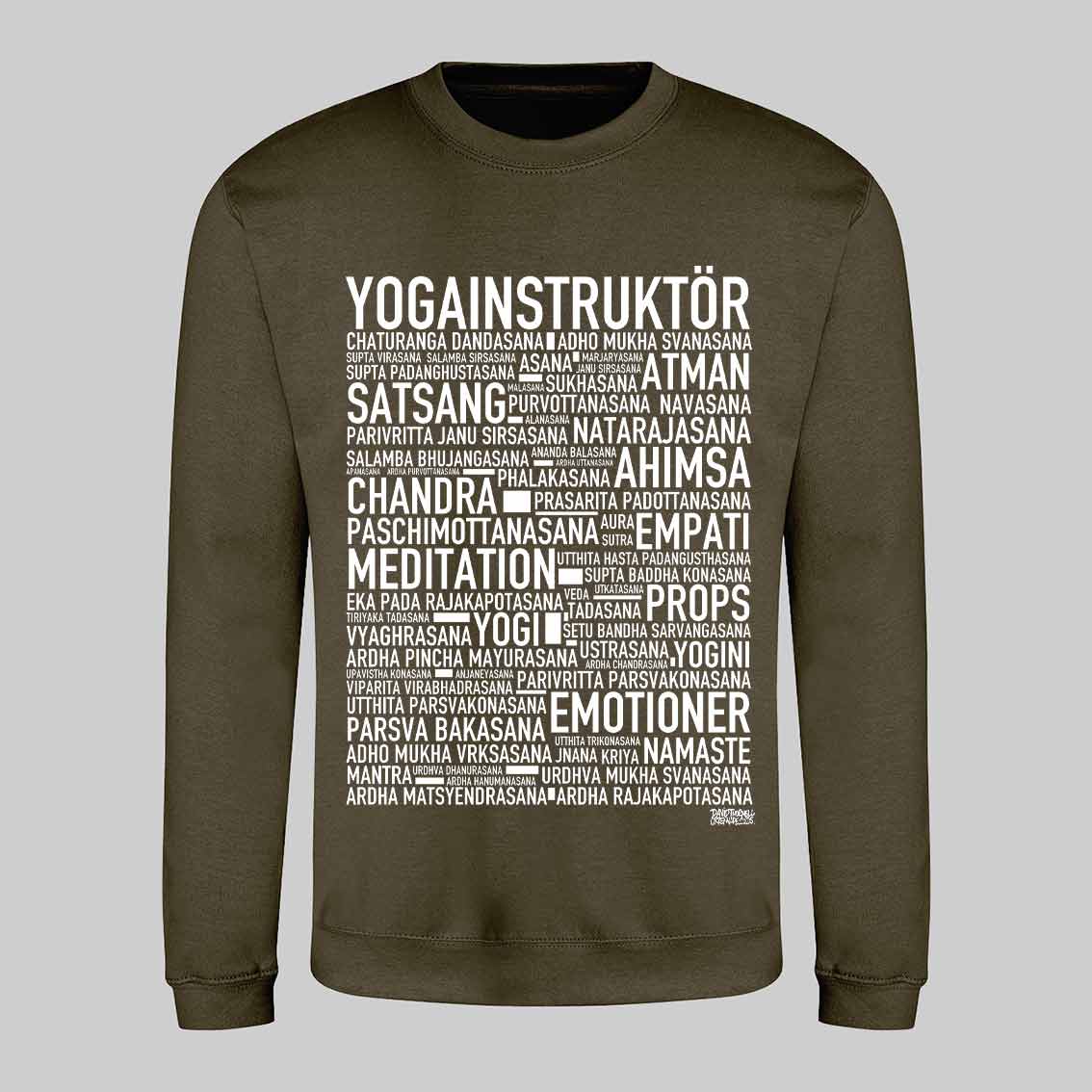 Yogainstruktör Text Sweatshirt