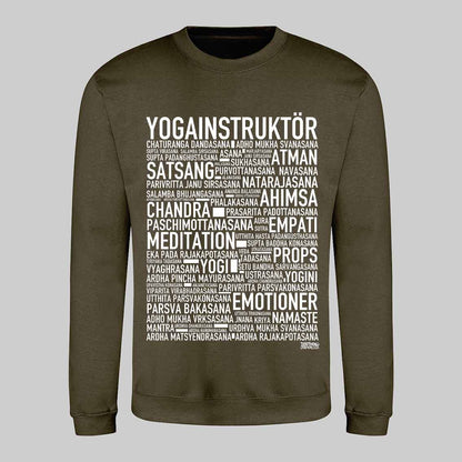 Yogainstruktör Text Sweatshirt