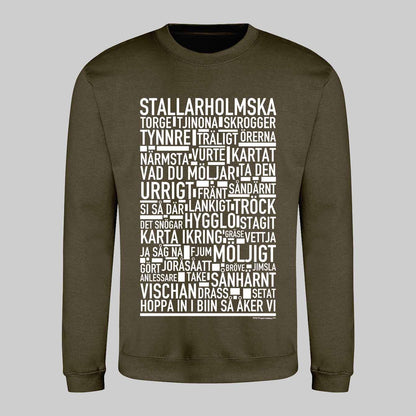 Stallarholmska Dialekt Text Sweatshirt