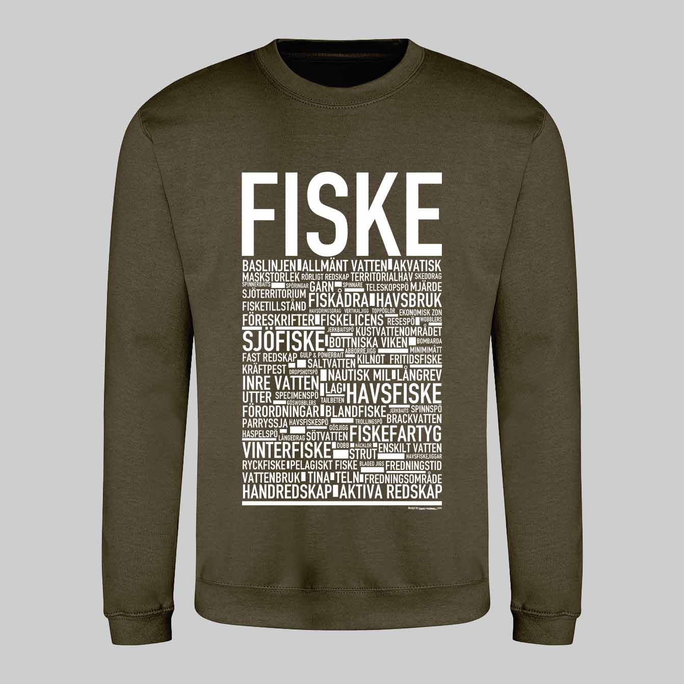 Fiske Text Sweatshirt