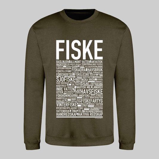 Fiske Text Sweatshirt