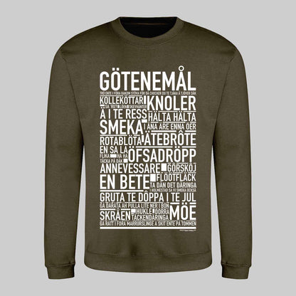 Götenemål Dialekt Text Sweatshirt