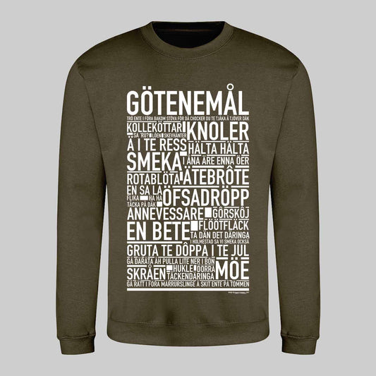 Götenemål Dialekt Text Sweatshirt