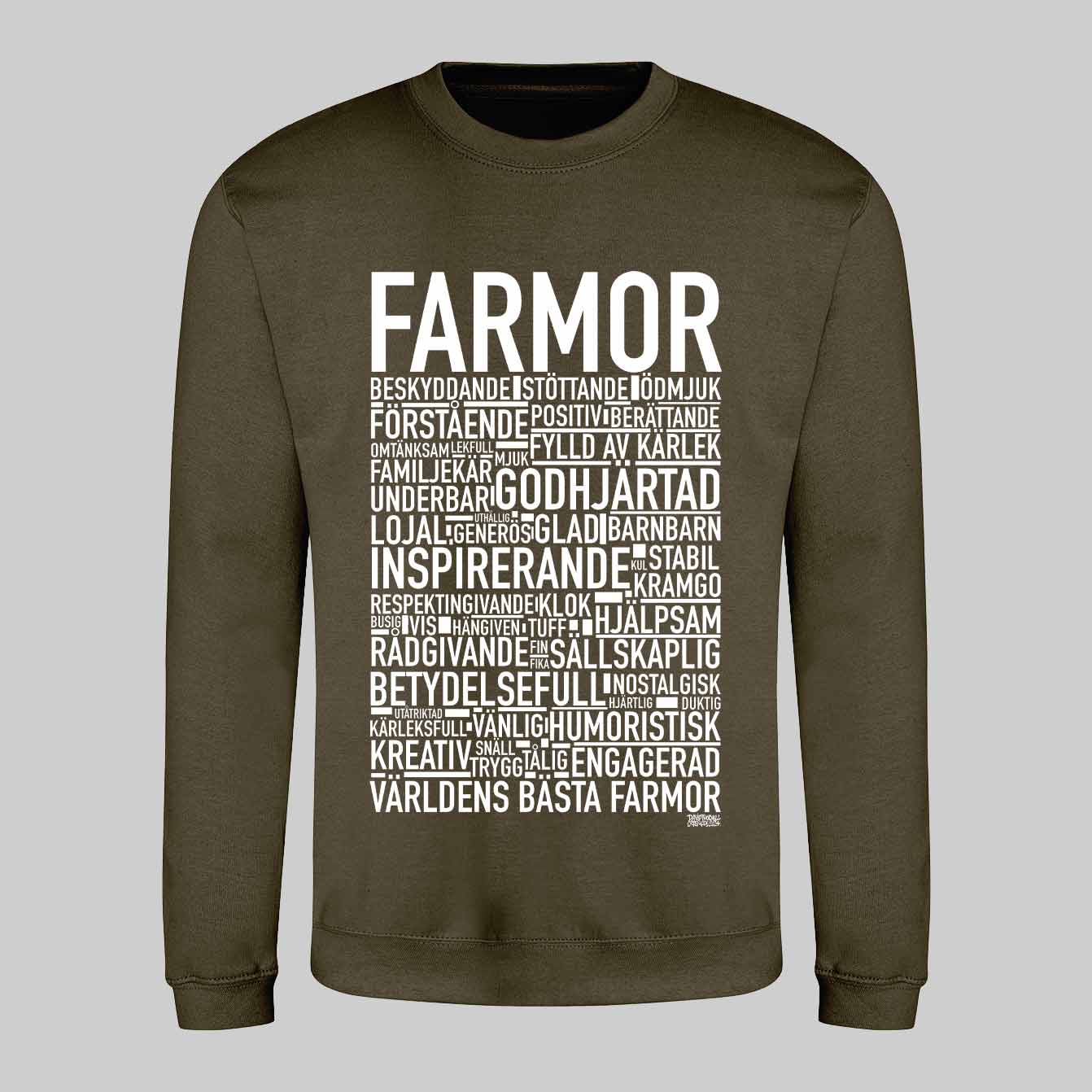 Farmor 2024 Text Sweatshirt