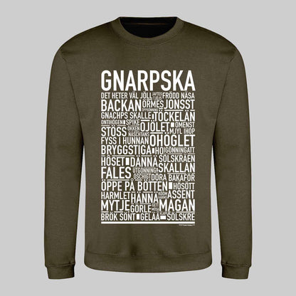 Gnarpska Dialekt Text Sweatshirt