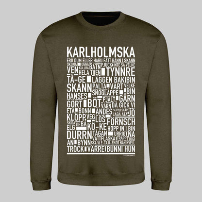 Karlholmska Dialekt Text Sweatshirt