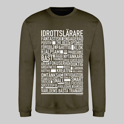 Idrottslärare Text Sweatshirt