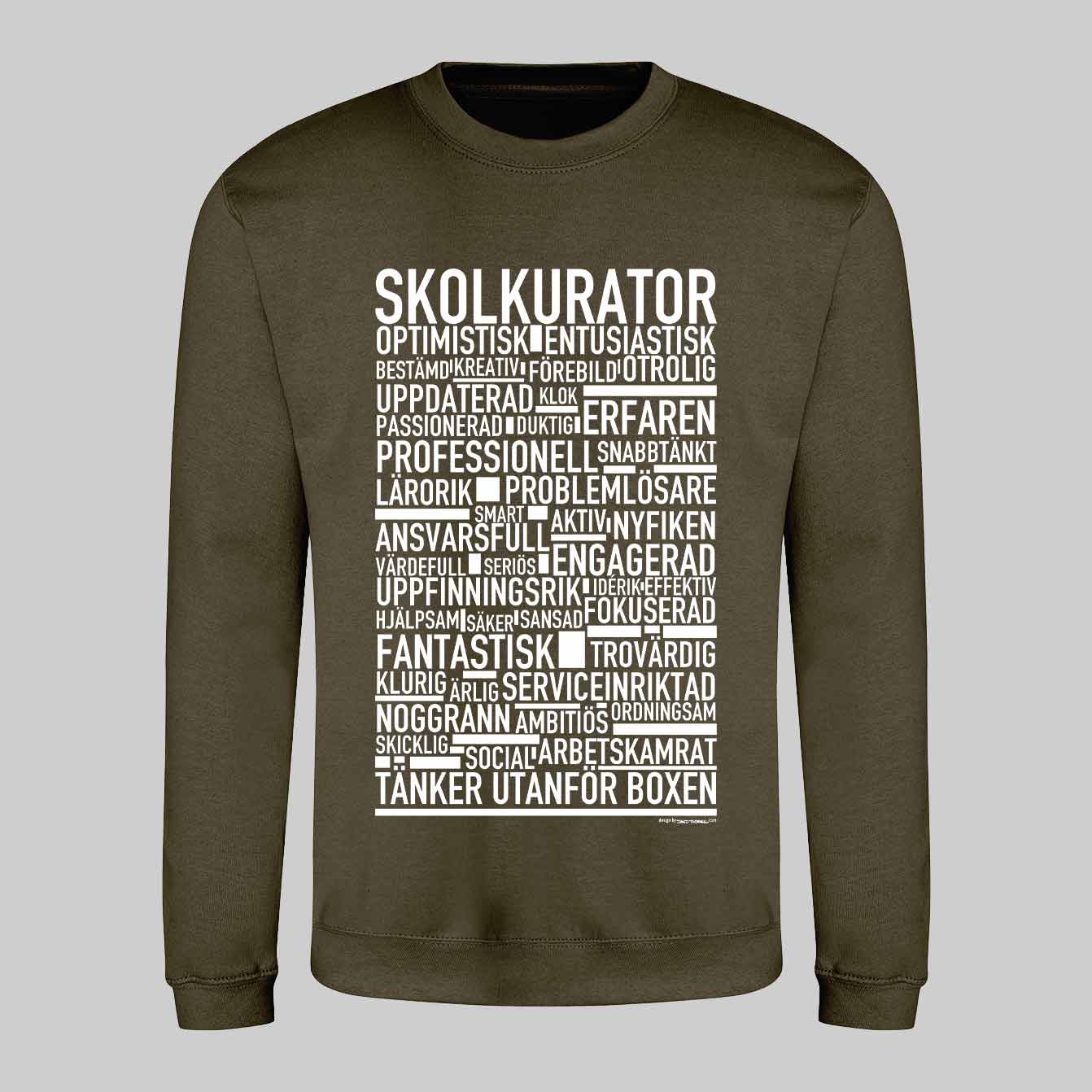 Skolkurator Text Sweatshirt