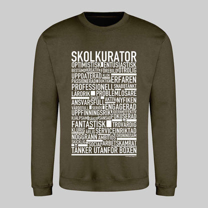 Skolkurator Text Sweatshirt