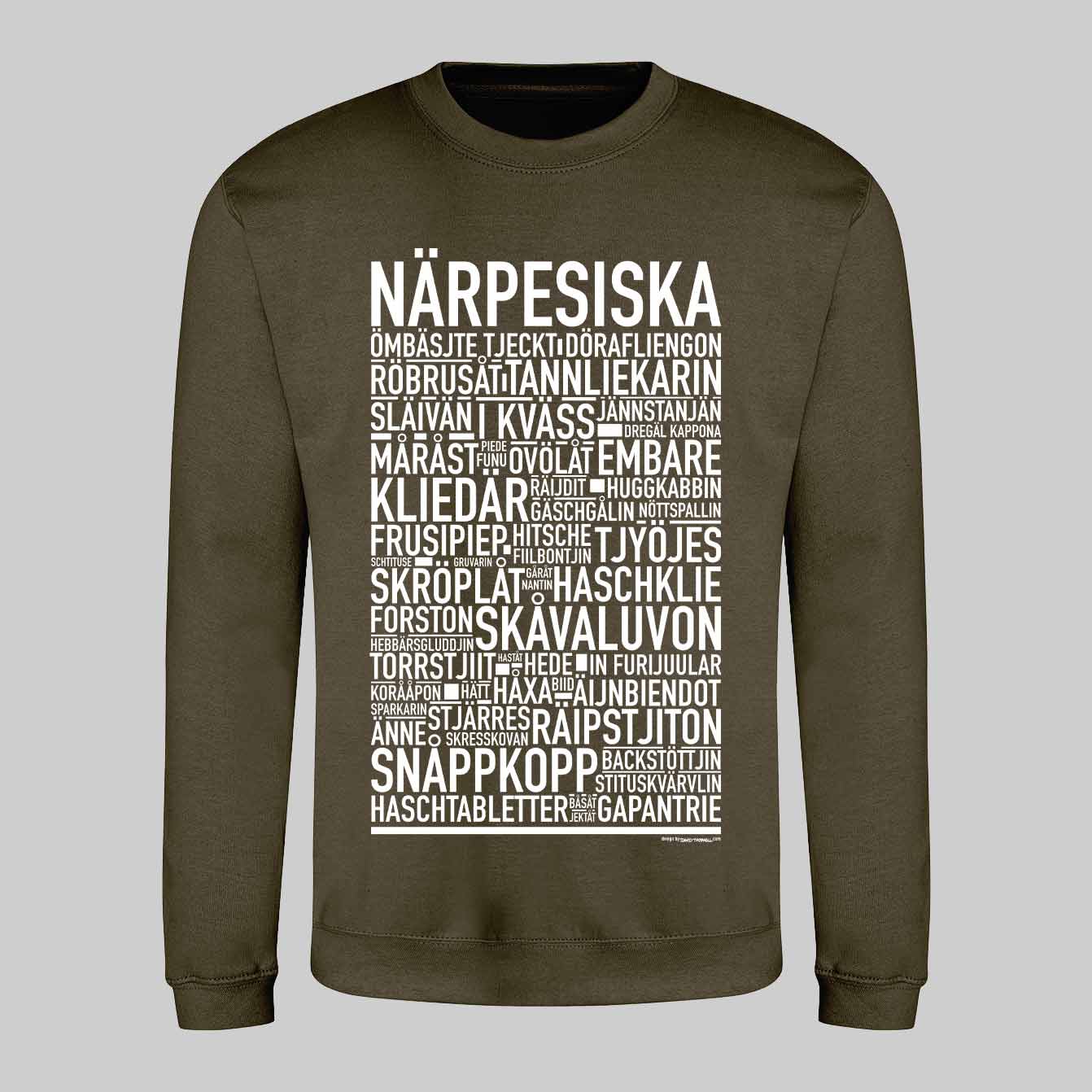 Närpesiska Dialekt Text Sweatshirt