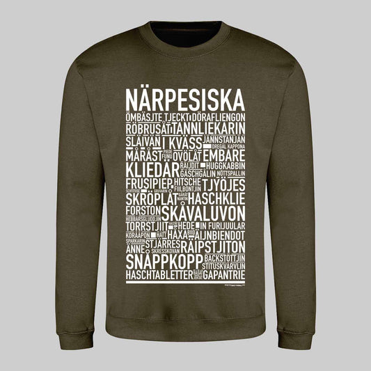 Närpesiska Dialekt Text Sweatshirt