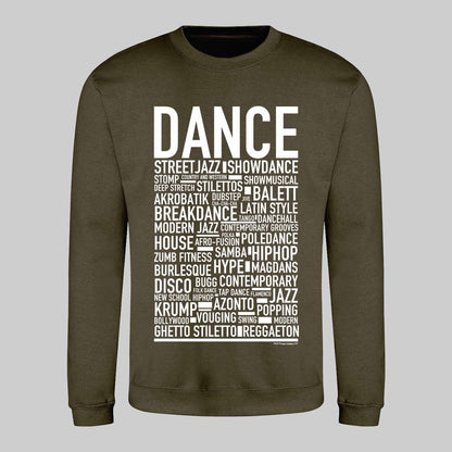 Dance Text Sweatshirt