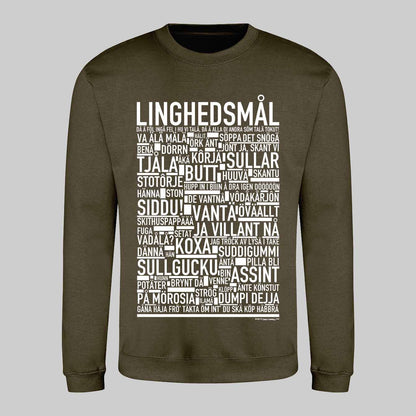 Linghedsmål Dialekt Text Sweatshirt
